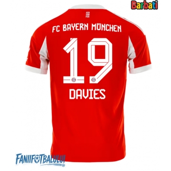 Bayern Munich Alphonso Davies #19 Tricou Fotbal Replică 2025-26 Barbati Acasa